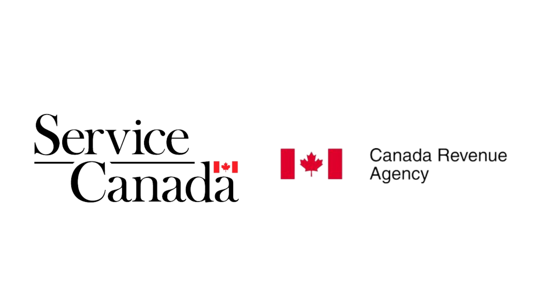 Service Canada and CRA logos