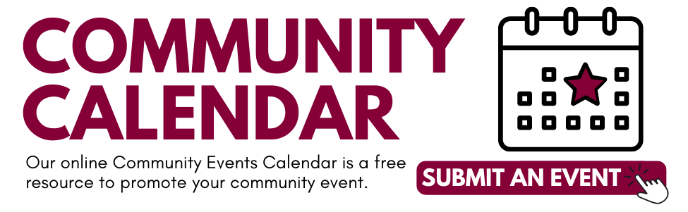 Submit an event to our Community Calendar
