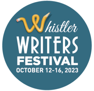 Logo of the Whistler Writers Festival happening October 12th to 16th, 2023