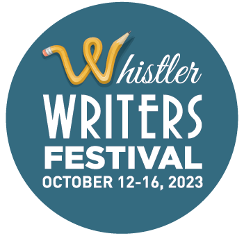 Logo of the Whistler Writers Festival happening October 12th to 16th, 2023