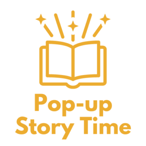 Join our Pop-up Story Times in Pioneer Park